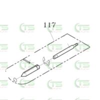 117 TA-058A Pull Shaft Ass'y (تسمه کش)