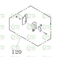 120 TF-002A Micro Switch Bracket Ass'y (تسمه کش)