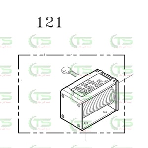 121 TF-003A D.C Solenoid Ass'y (For 110V) (تسمه کش)